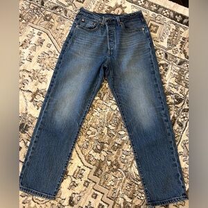 Levi’s 501s.  Size 29, length 28